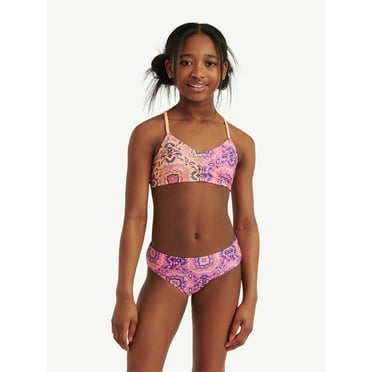 Justice Girls Bandana Print Bikini Swimsuit, 2 Piece, Sizes XS-XL