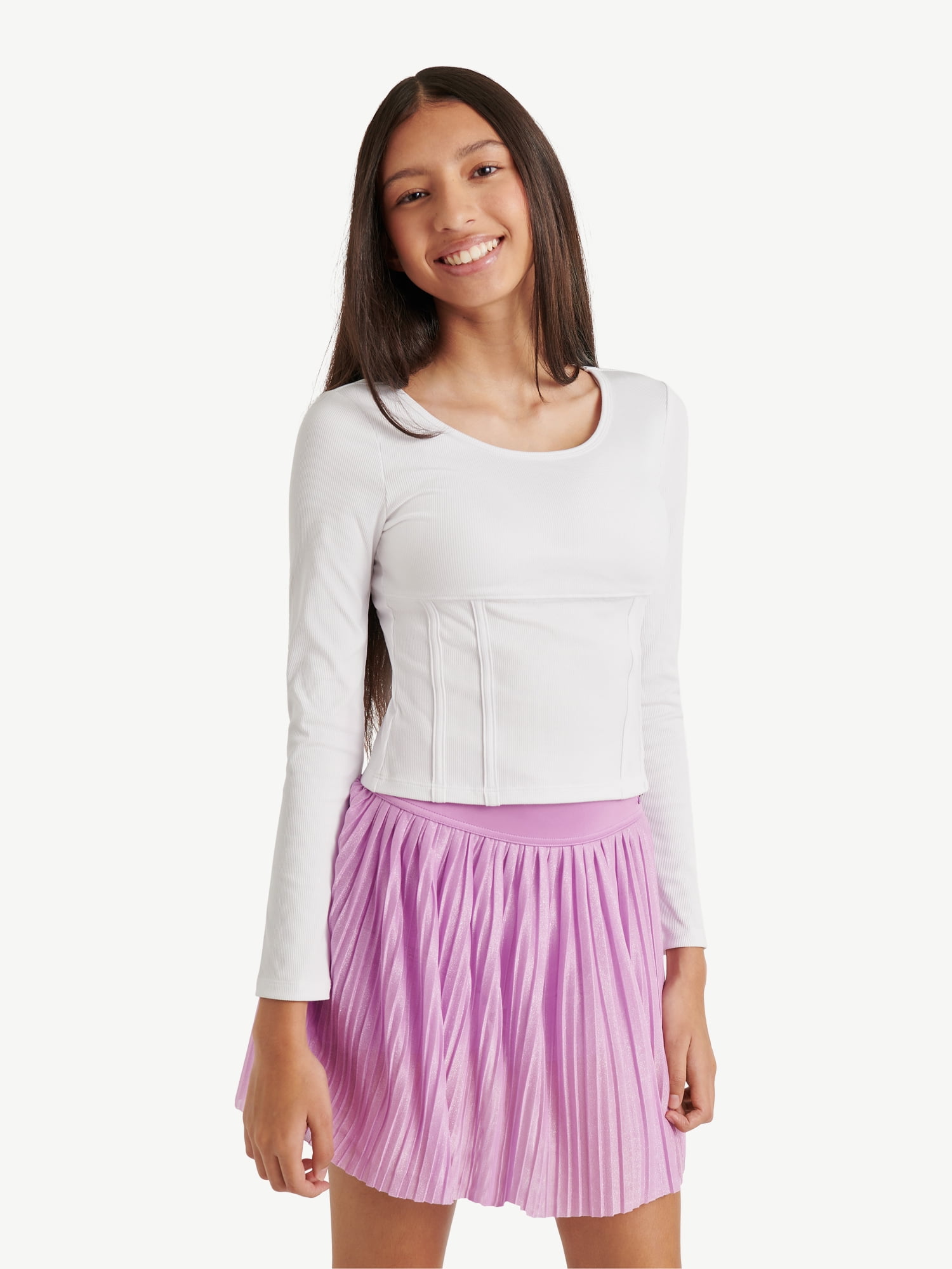Justice Girls Base Layer Top, Sizes XS - XLP