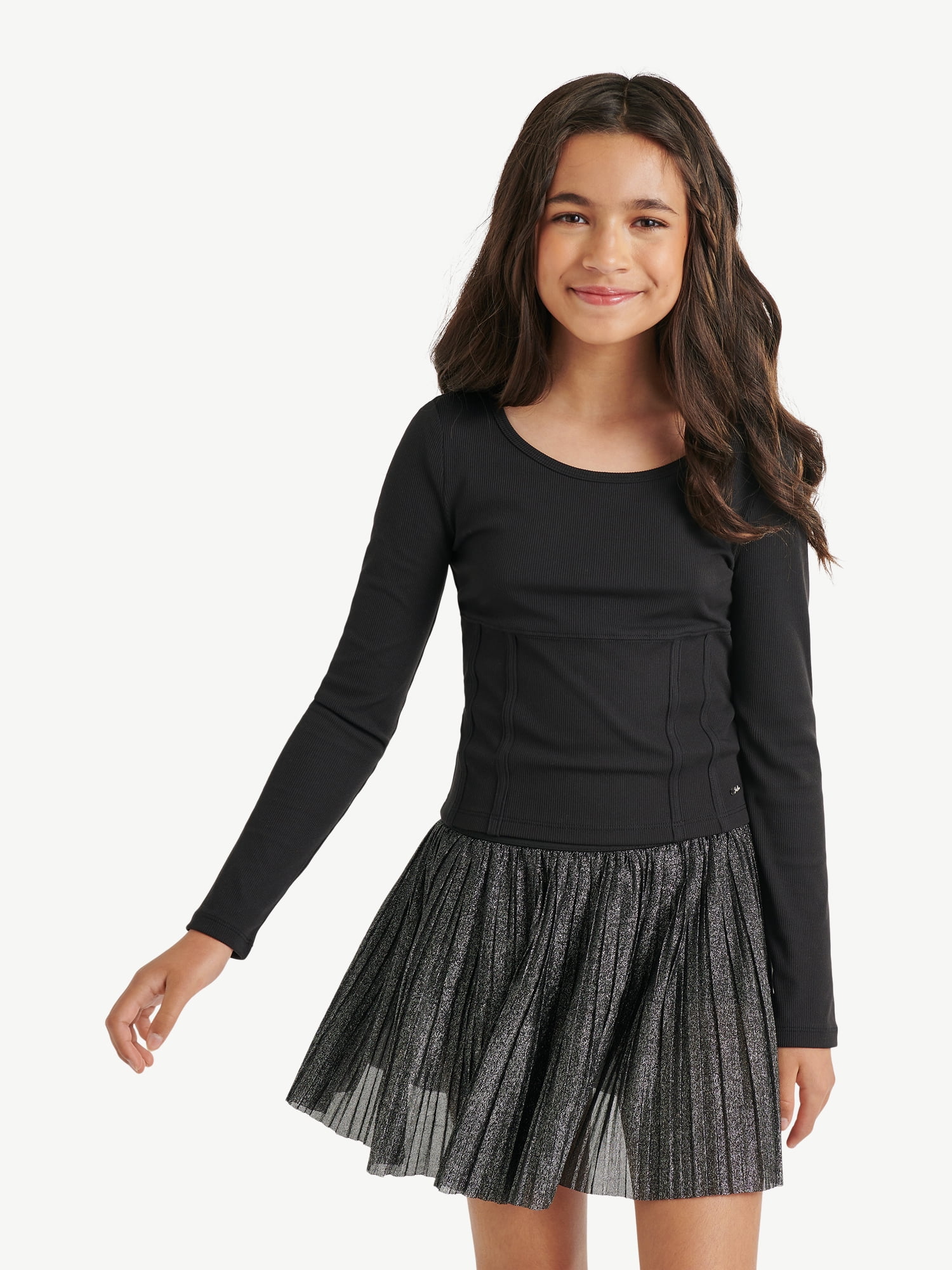 Justice Girls Base Layer Top, Sizes XS - XLP