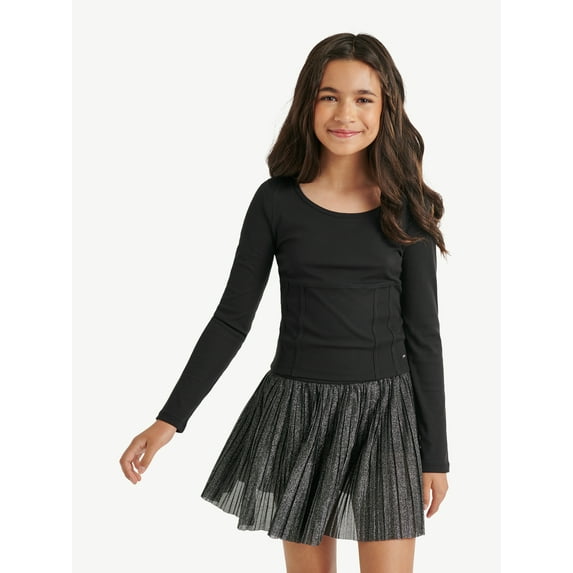 Justice Girls Base Layer Top, Sizes XS - XLP