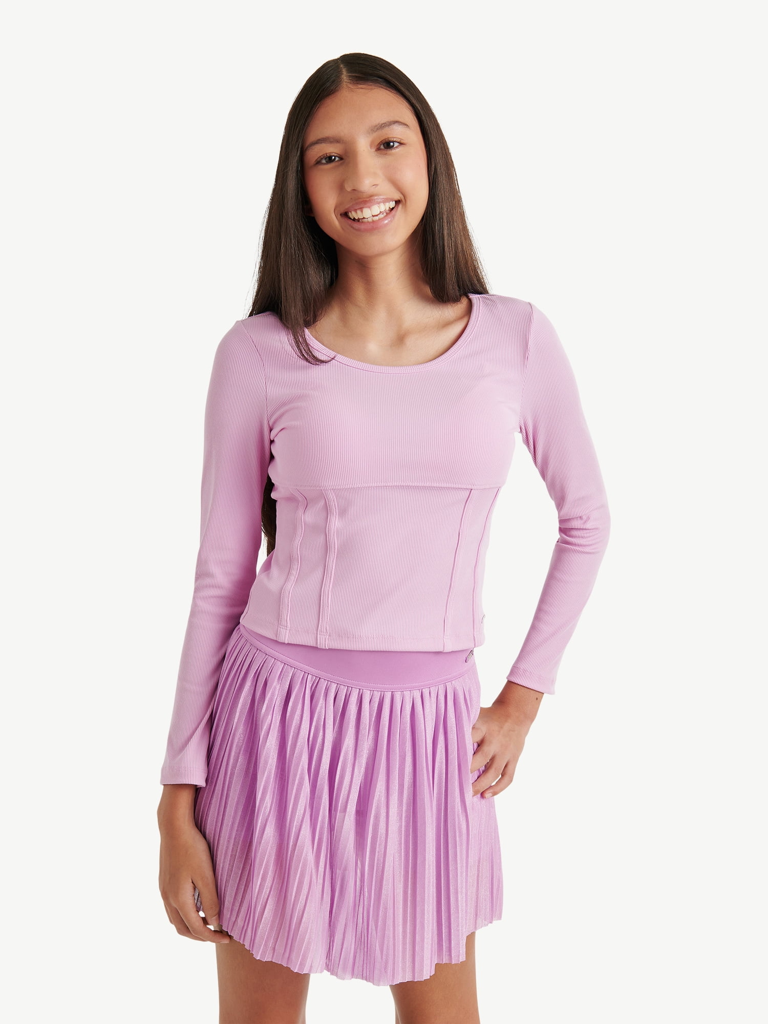 Justice Girls Base Layer Top, Sizes XS - XLP