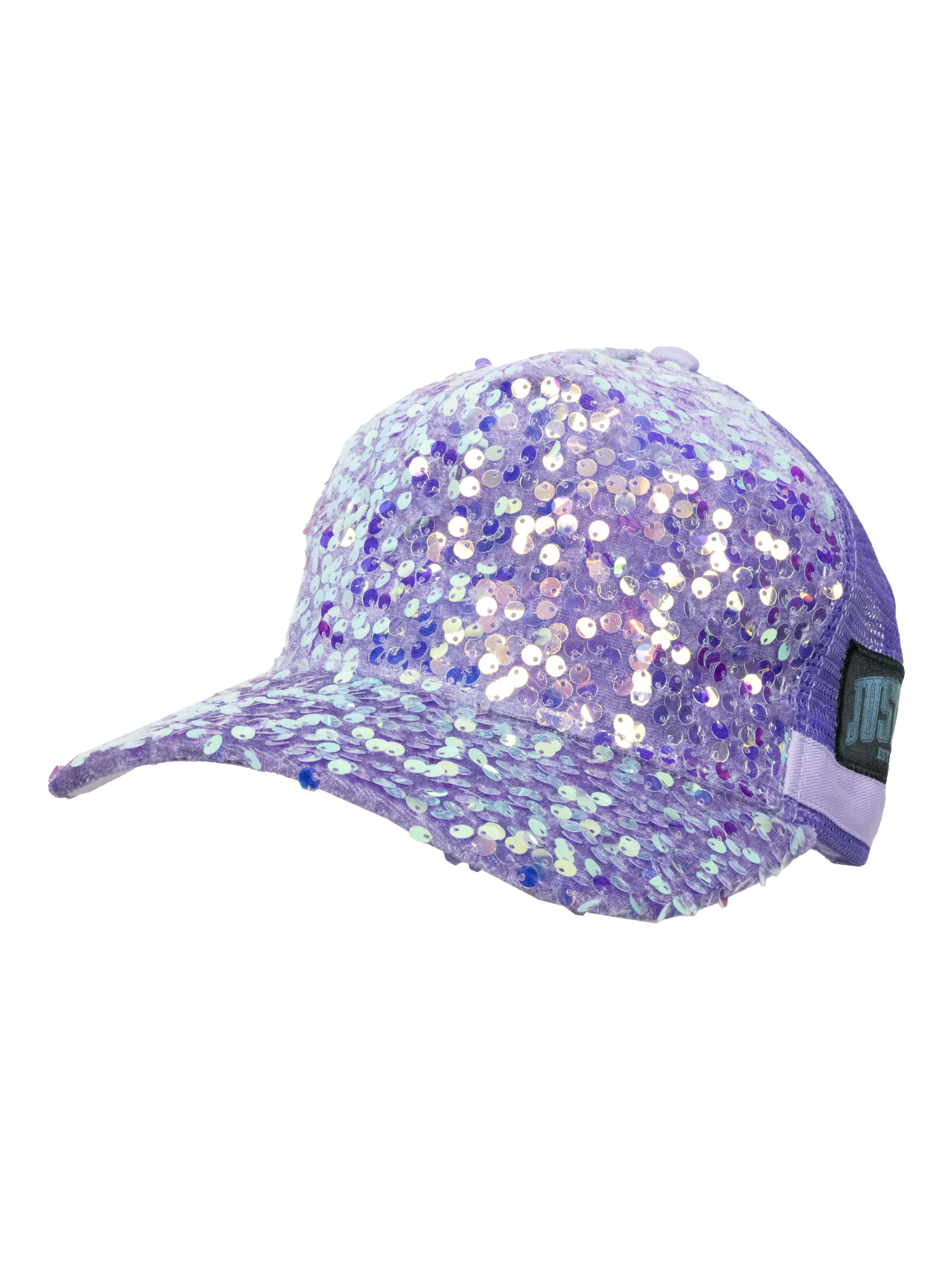 Justice Girl's Velvet Sequins Baseball Hat, Purple - Walmart.com