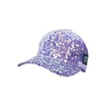 thumbnail image 1 of Justice Girl's Velvet Sequins Baseball Hat, Purple, 1 of 5