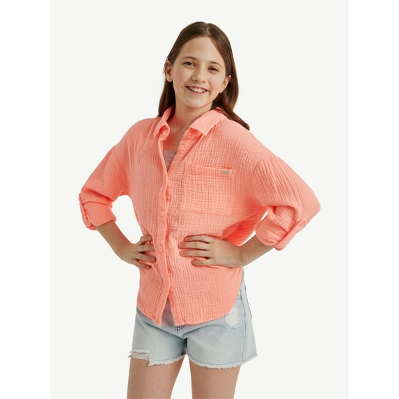 Justice Girls Beach Shirt, Sizes XS - XLP