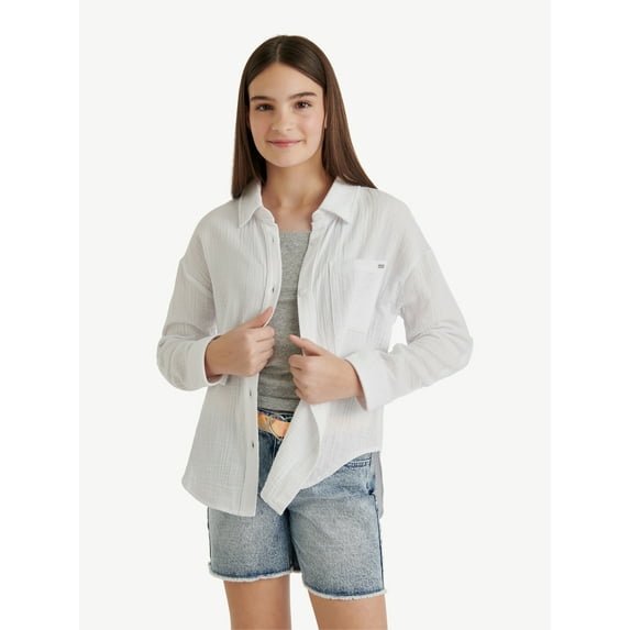 Justice Girls Beach Shirt, Sizes XS - XLP