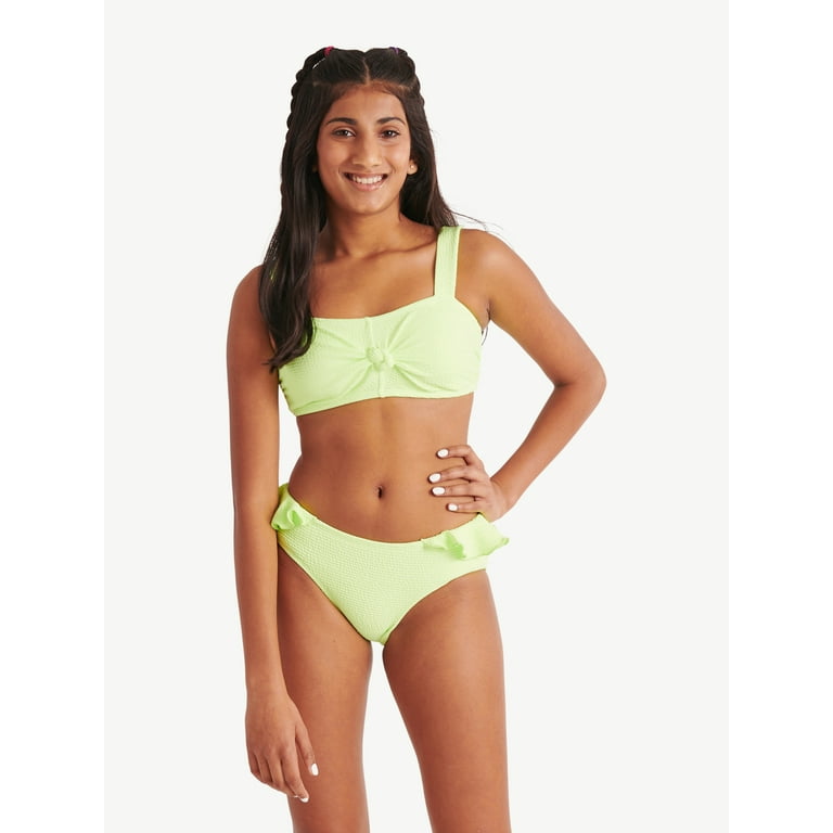 Justice Girls Beach Texture Bikini Swimsuit, Sizes 5-18