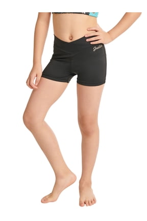 Girls Black Dance Short, Sizes XS-XL