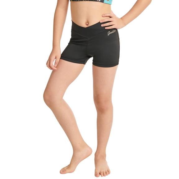 Justice Girls Black Dance Shorts, Sizes XS-XL
