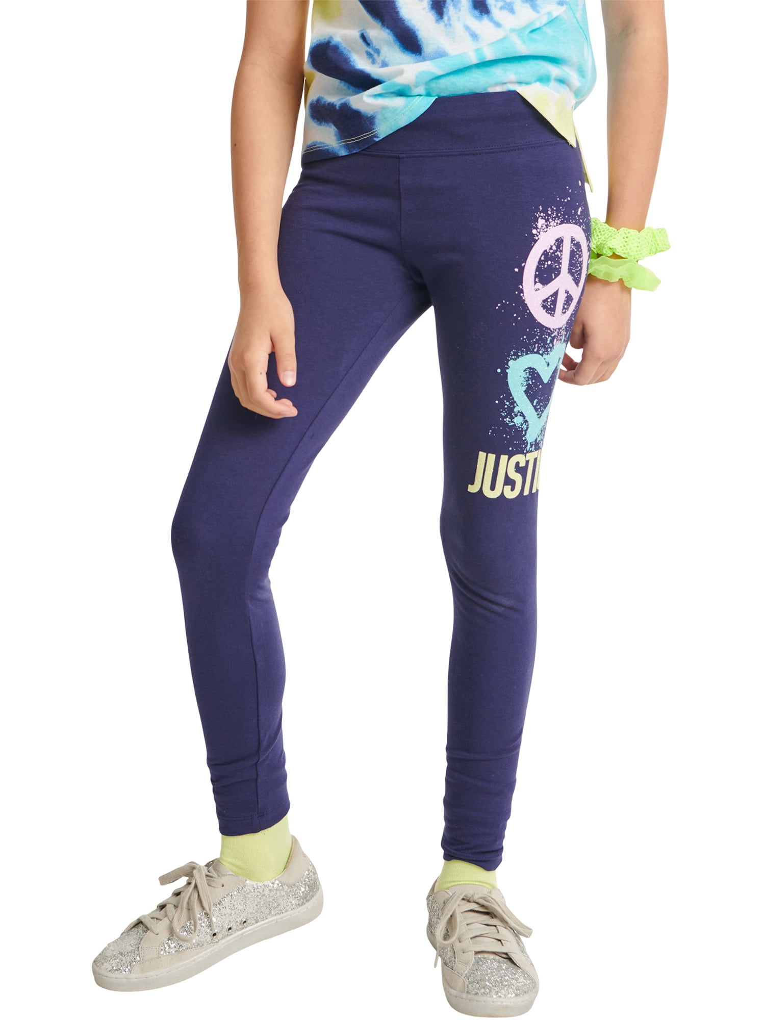 Justice Girls Branded Legging, Sizes XS- XLP 