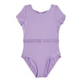 thumbnail image 1 of Justice Girls' Cap Sleeve Leotard with Satin Waistband, Sizes XS-XL, 1 of 4