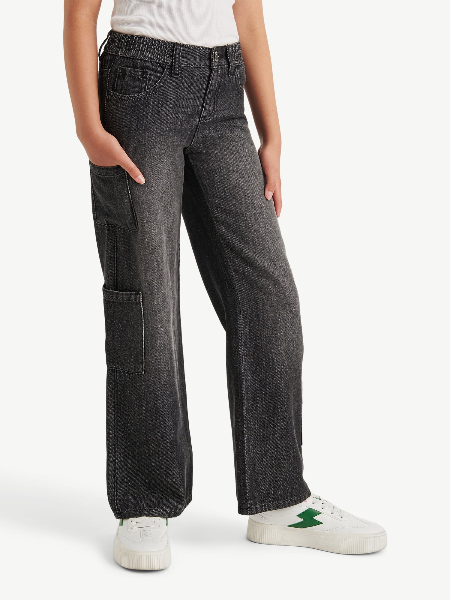 Justice Girls Cargo Jeans, Sizes 6-18