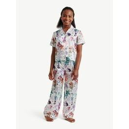 Summer Tie Dye Pajamas for Girls Smiling Face Pattern Tween Clothes PJ Set Big Kid Size 16 Walmart