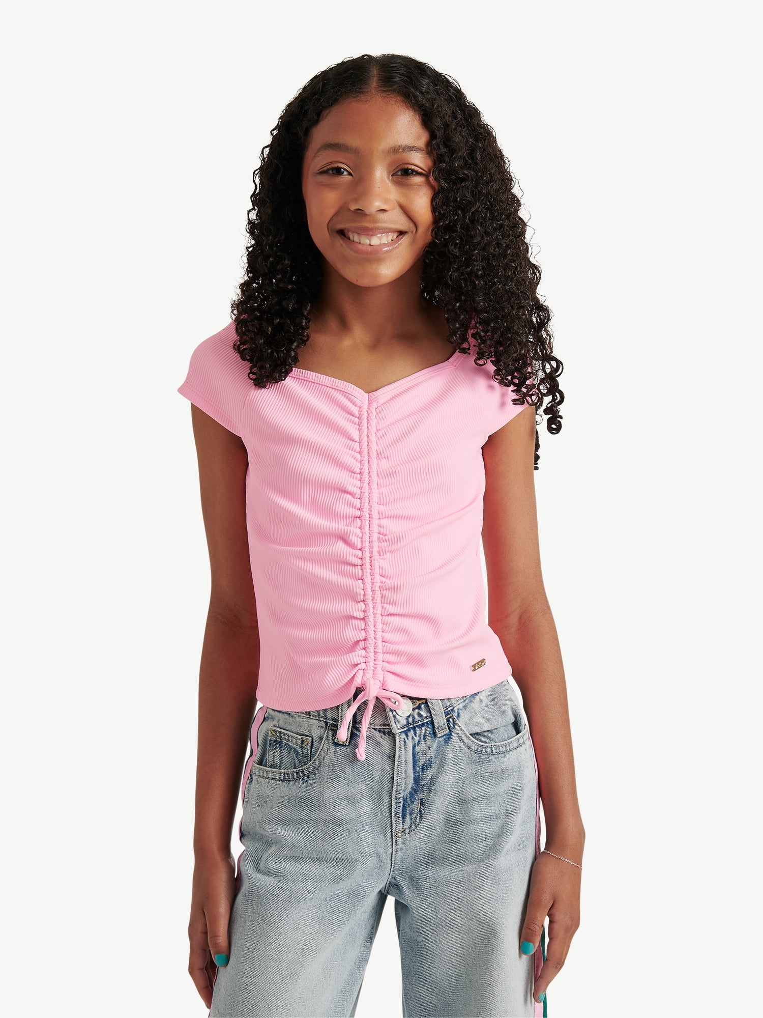 Justice Girls Cinch Base Layer Top, Sizes XS - XLP