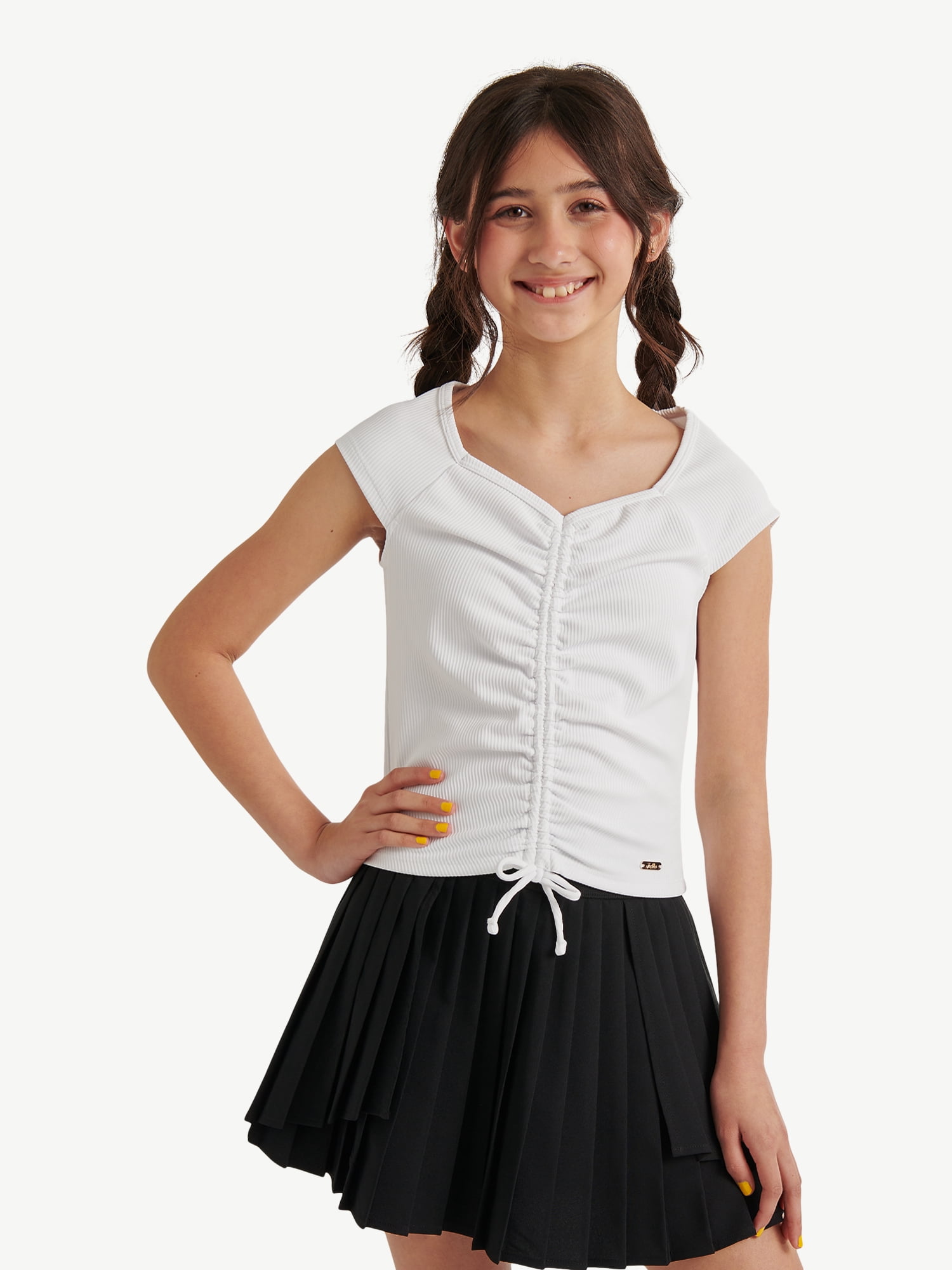 Justice Girls Cinch Base Layer Top, Sizes XS - XLP