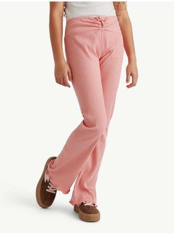 Girls Cinch Waistband Flare Pants, Sizes XS - XLP