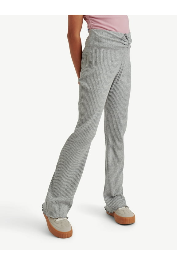 Girls Cinch Waistband Flare Pants, Sizes XS - XLP