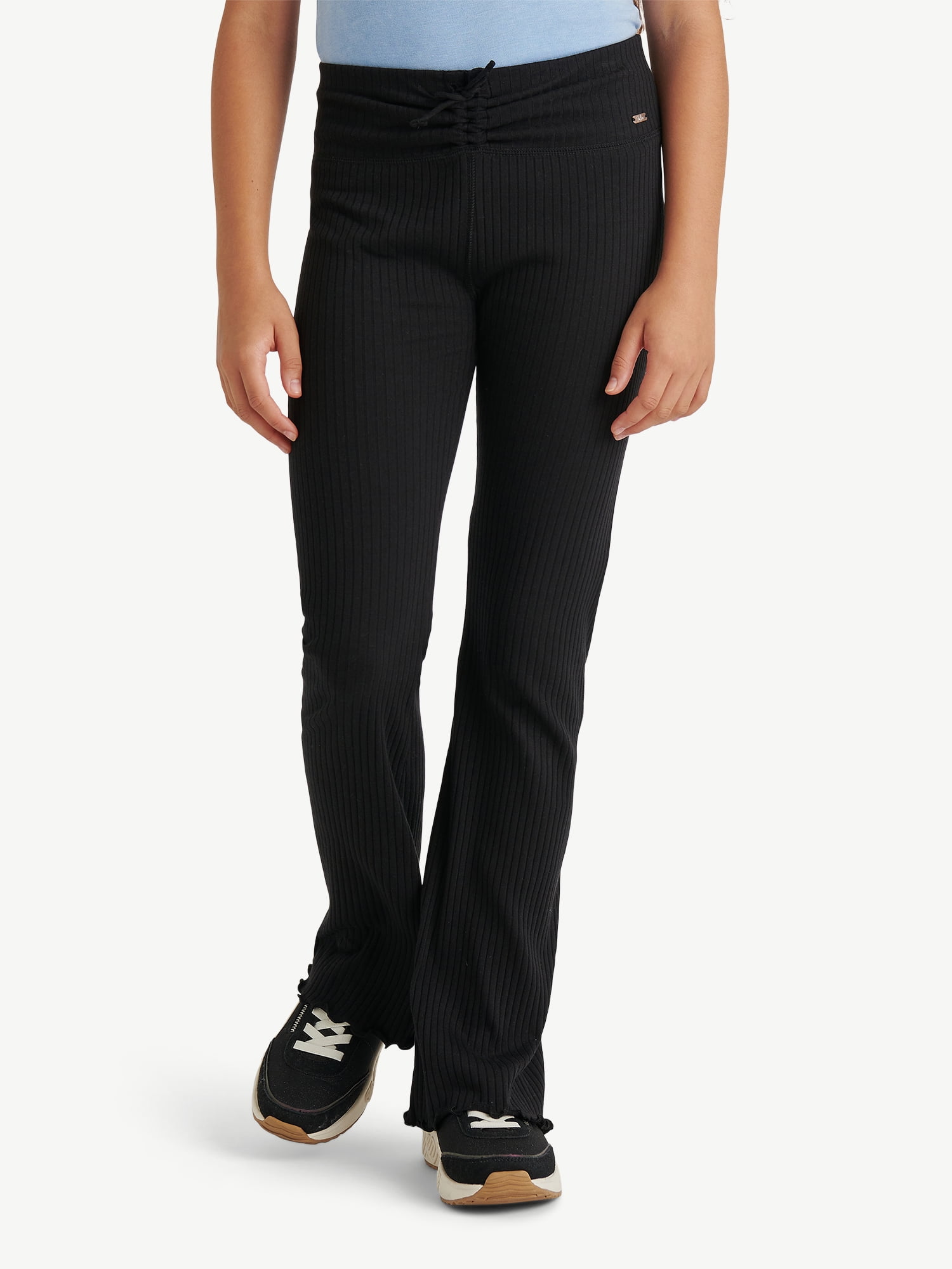 【BOK PLACE】Striped flare N/S wide banding PT two-piece No Boundaries Side Stripe Flare Pants - Walmart.com