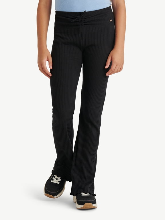Girls Cinch Waistband Flare Pants, Sizes XS - XLP
