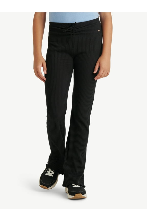 Girls Cinch Waistband Flare Pants, Sizes XS - XLP