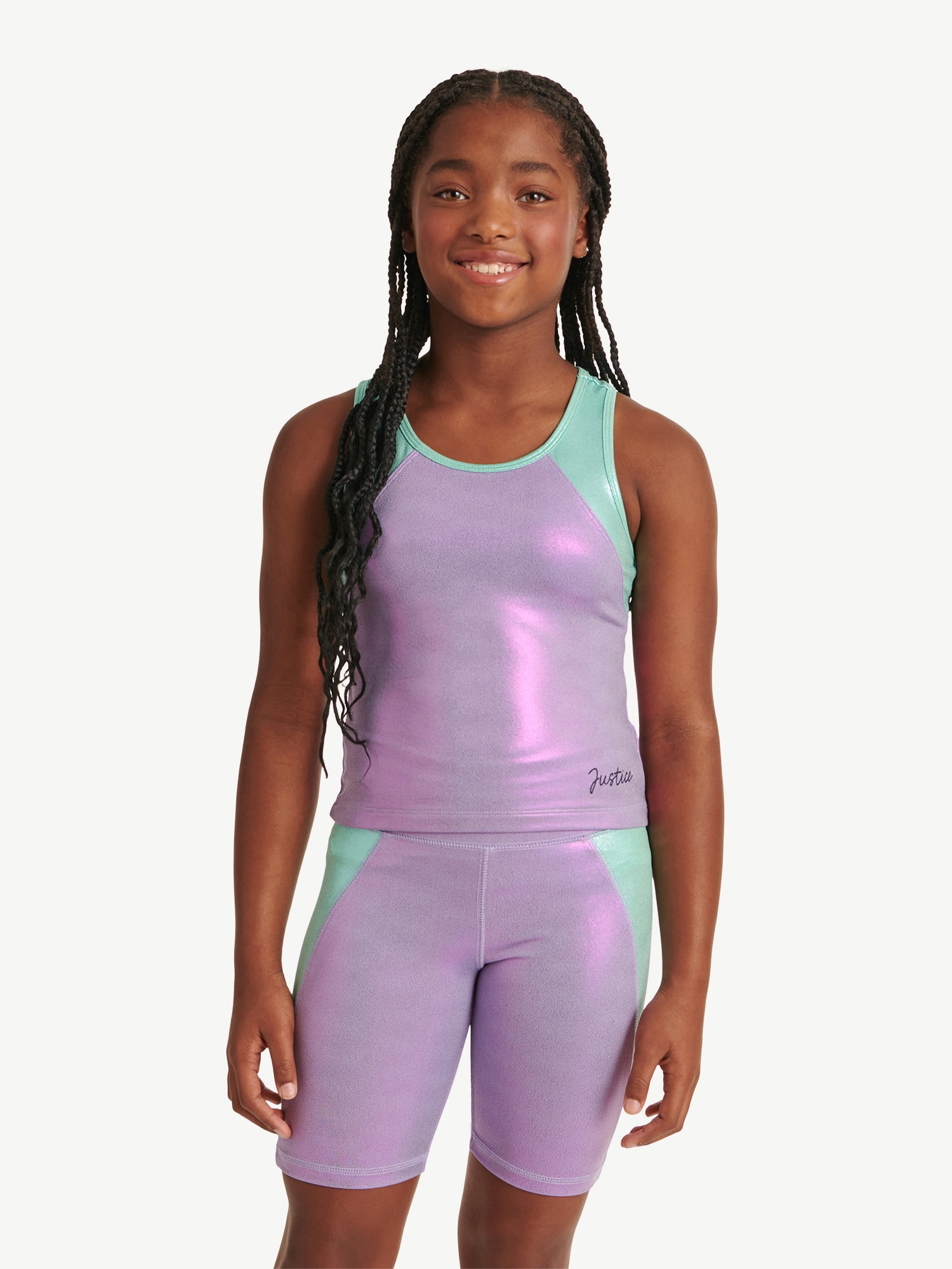 Girls２ Justice Girls Collection X Shine Blocked 2-Piece Outfit Set