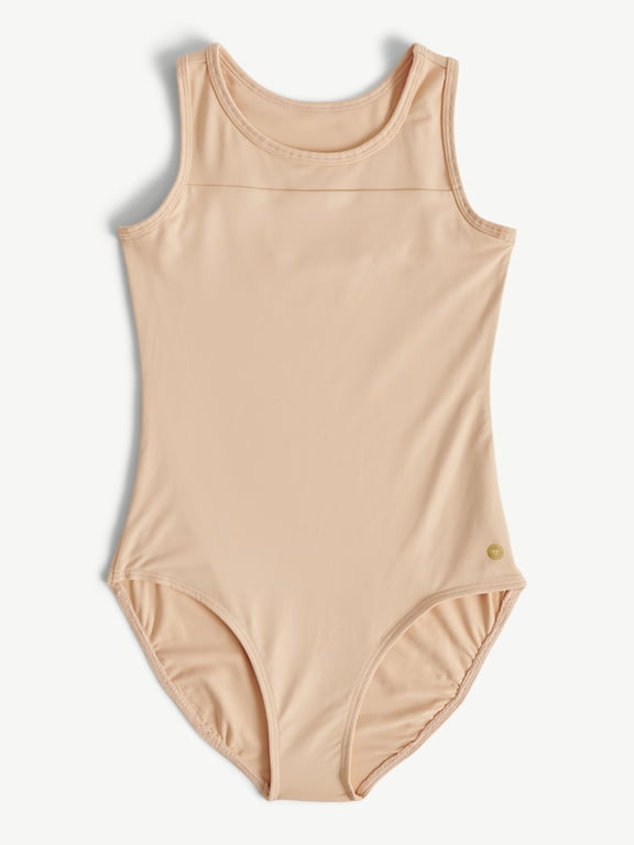 Girls' Core Sleeveless Leotard, Sizes XS-XL