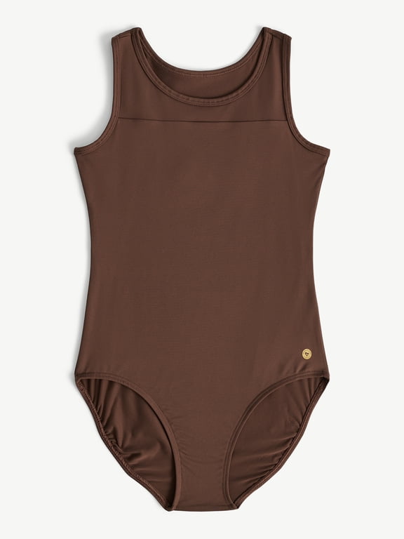 Girls' Core Sleeveless Leotard, Sizes XS-XL