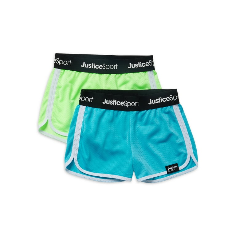 Justice mesh shorts discount