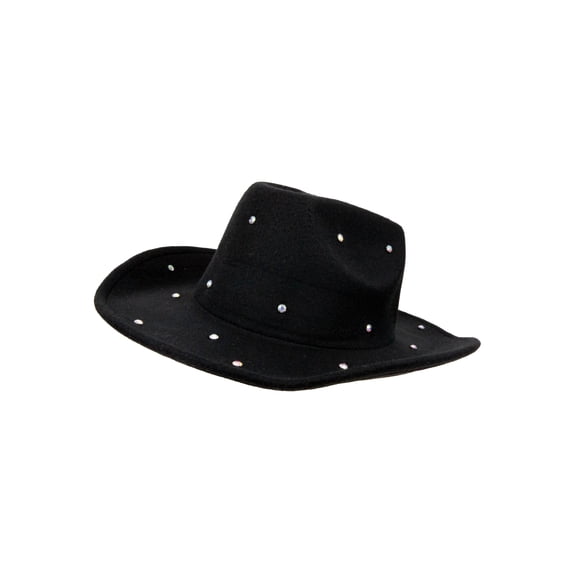 Justice Girls Cowgirl Hat, Black