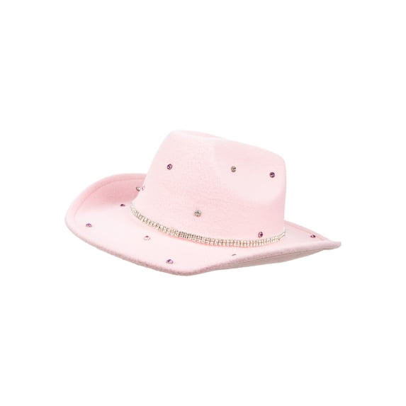 Justice Girls Cowgirl Hat, Pink