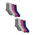 thumbnail image 1 of Justice Girls Crew Socks, 8-Pack, Sizes M-L, 1 of 3