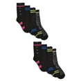 thumbnail image 1 of Justice Girls Crew Socks, 8-Pack, Sizes M-L, 1 of 3