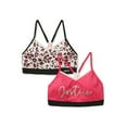 Find Your Perfect Justice Girls Cross Back Bra, 2Pk, Sizes 2838