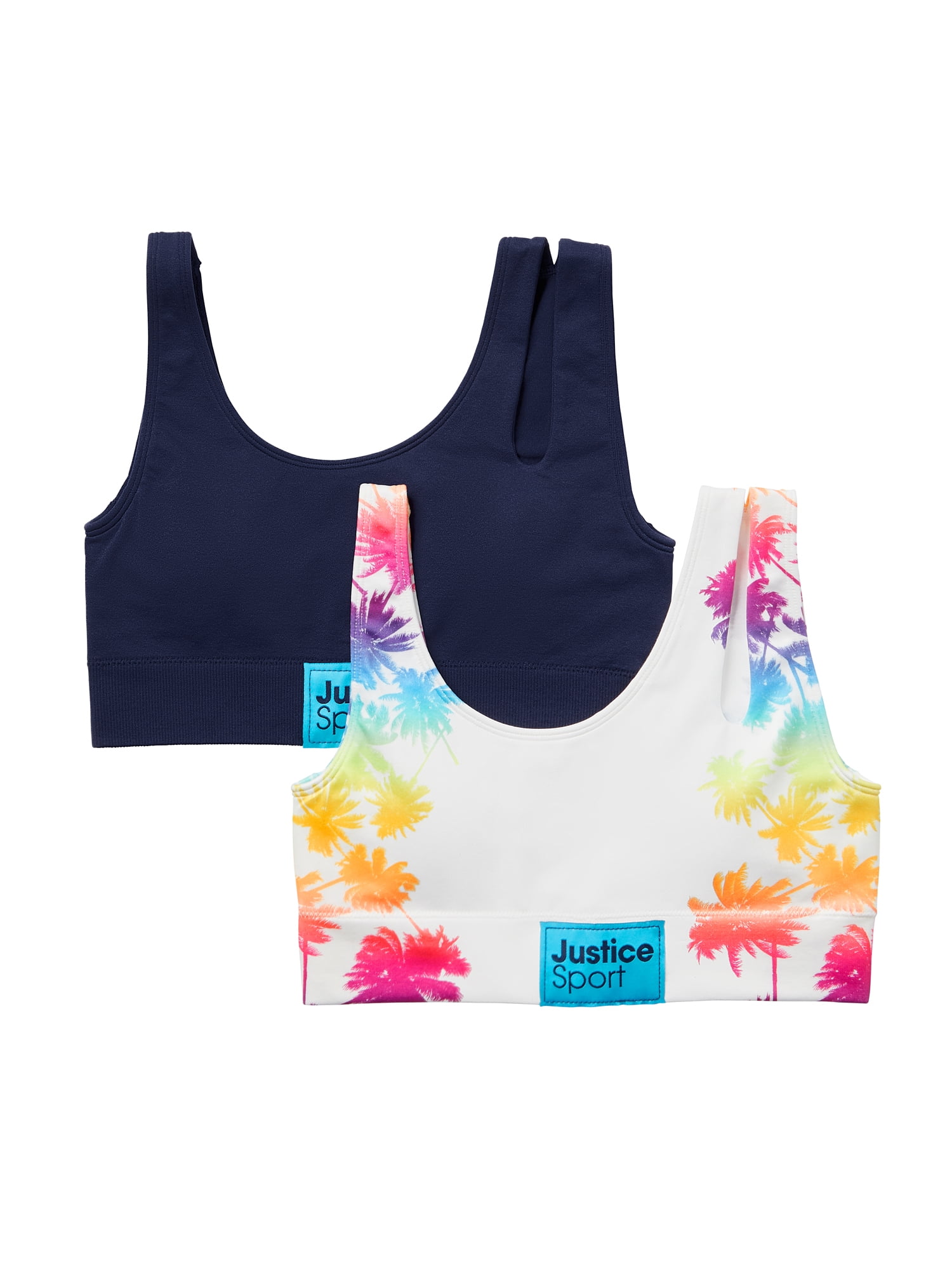 Justice Girls Cutout Bra, 2Pk, Sz 2838
