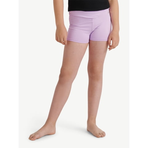 Stretch Dance Shorts for Girls, Sizes XS-XL