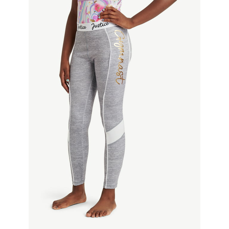 Justice Girls Dance and Gymnastic High Waisted Leggings, Sizes XS-XL 