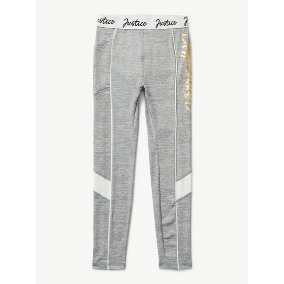 Justice Girls Dance and Gymnastic High Waisted Leggings, Sizes XS-XL