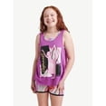 thumbnail image 1 of Justice Girls Fashion Dance and Gymnastics Tank with High Neck Built In Bra, Sizes XS-XL, 1 of 4