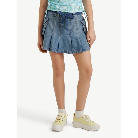 Justice Girls Denim Skirt, XS - XLP