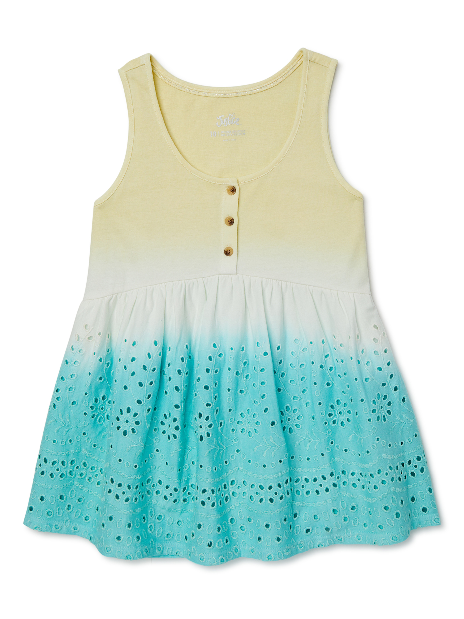 Top Dentelle Justice Baby Doll - Taille 12 Fille - Rose Et Orange - Occasion Très Bon état