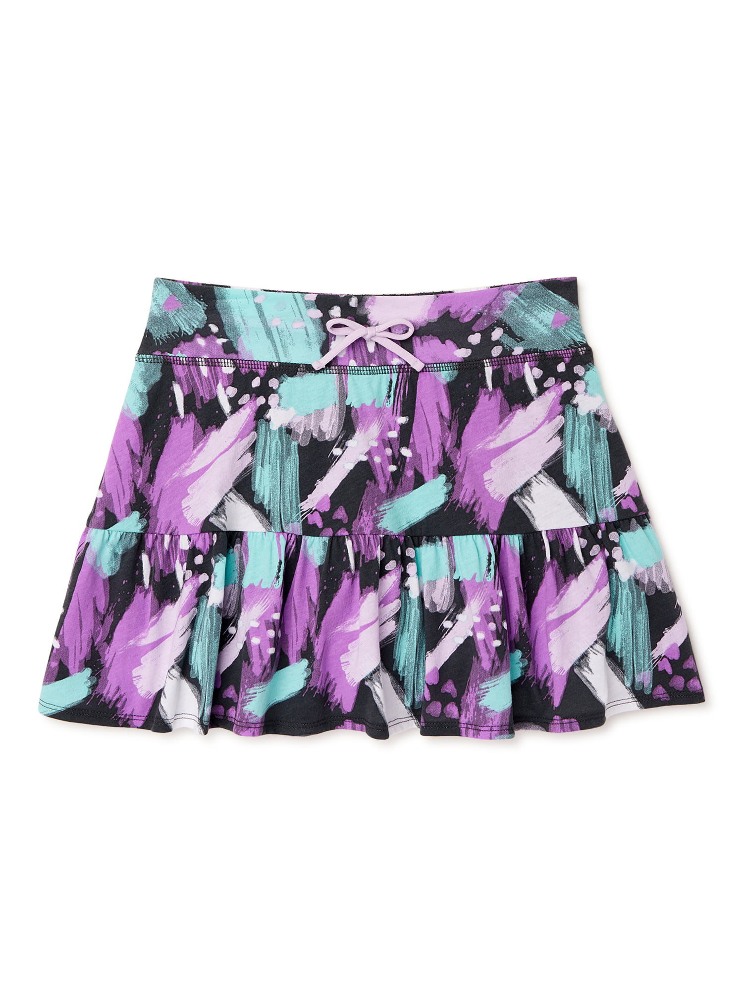 Justice Girls Drawstring Ruffle Tier Skirt, Sizes 5-18 & Plus - Walmart.com
