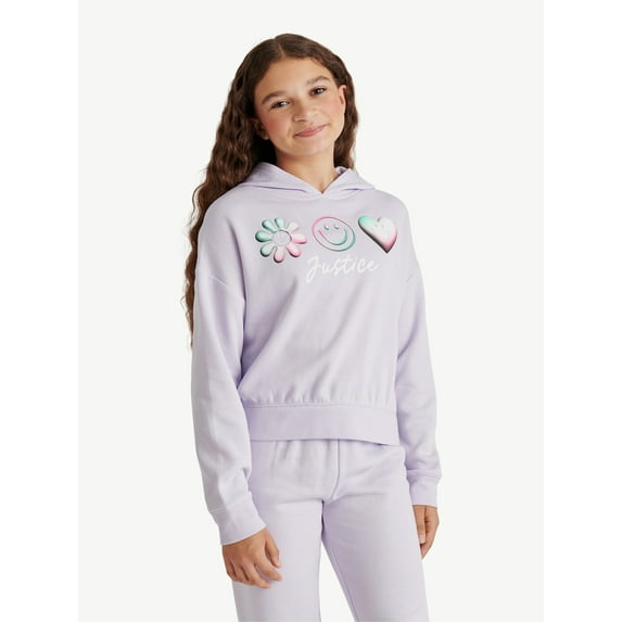 Justice Girls Fleece Hoodie, Sizes XS - XLP