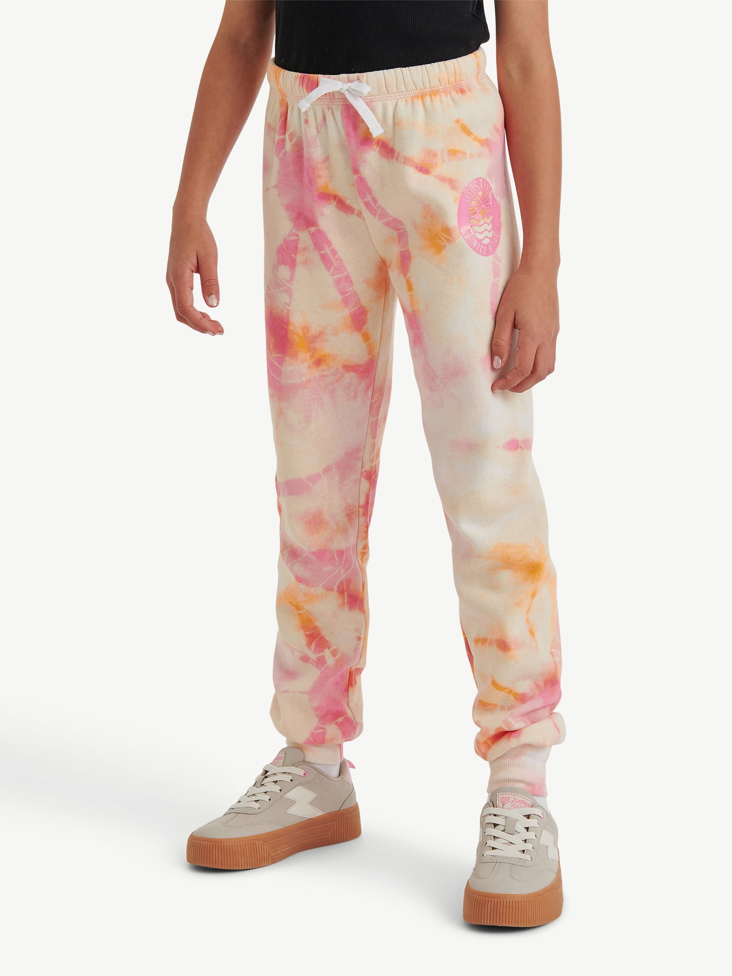 Justice Girls Fleece Jogger Sweatpants - XS to XLP - Cotton Blend