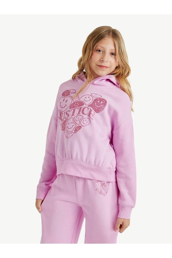 Girls Fleece Hoodie, Sizes XS - XLP