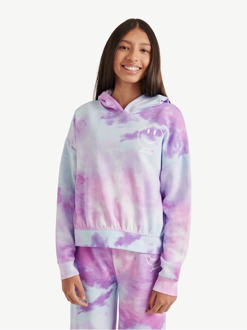 Justice Girls Fleece Hoodie, Sizes XS - XLP - Walmart.com