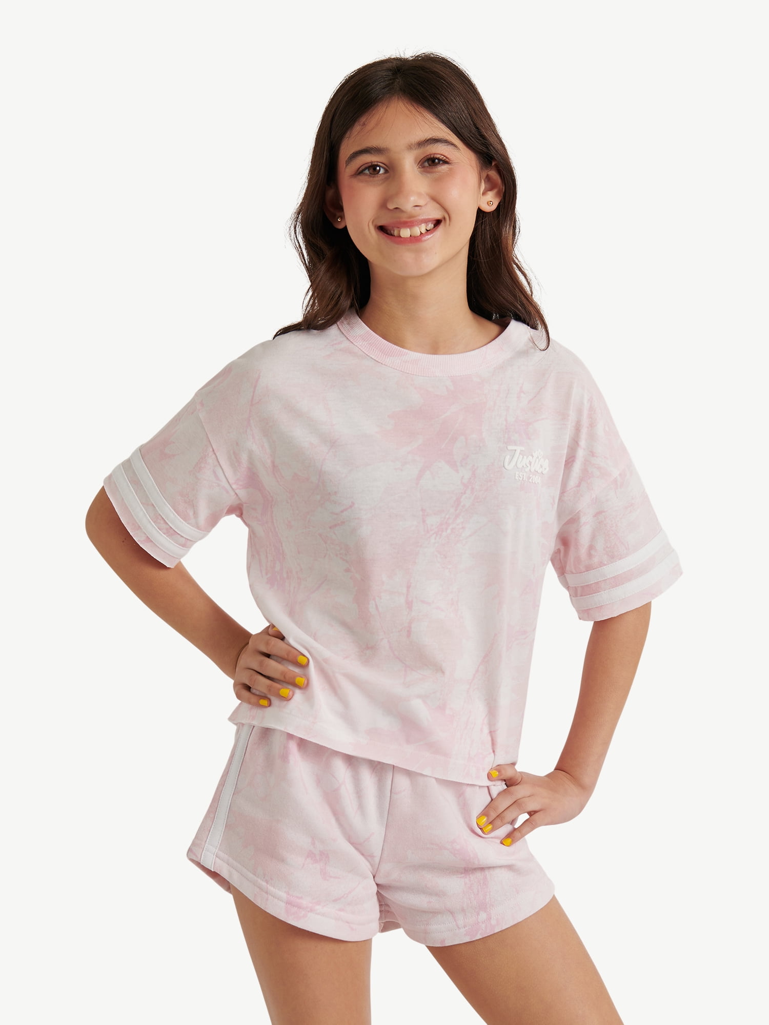 Justice Girls EDF Short Sleeve Tee, Sizes XS - XLP