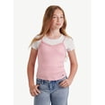 thumbnail image 1 of Justice Girls Cami 2fer Tee, Sizes XS - XLP, 1 of 9