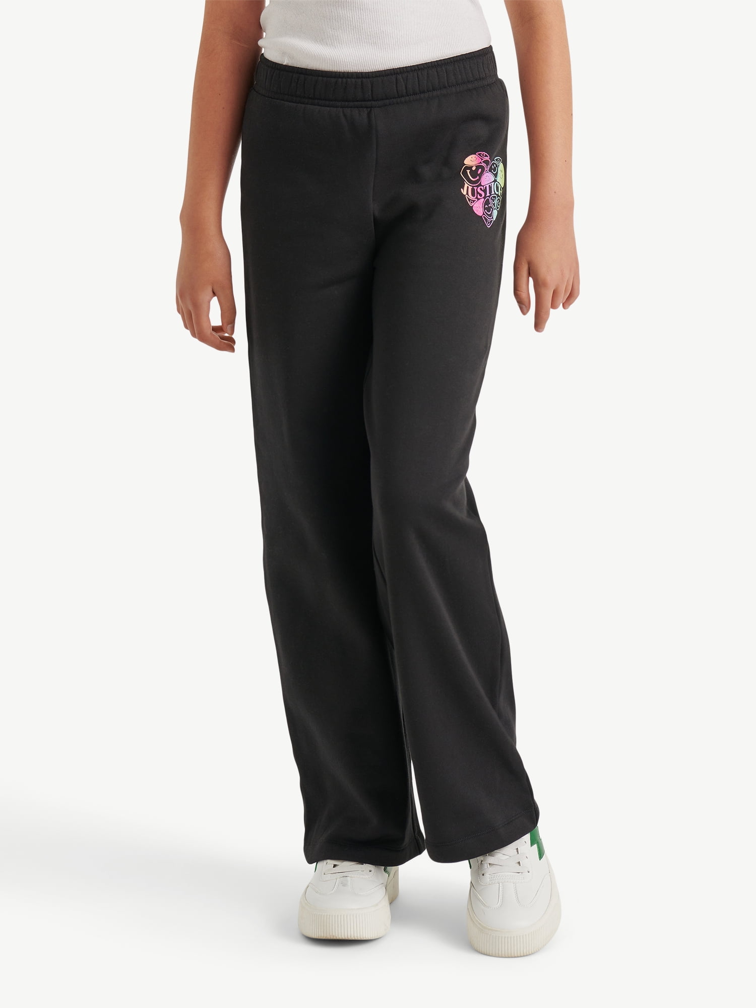 Justice Girls Fleece Wide Leg Pants, Sizes XS - XLP