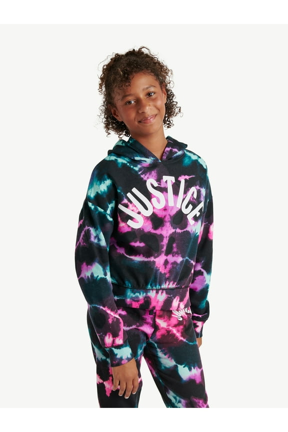 Girls Edf Rib Hem Hoodie, Sizes Xs-Xlp