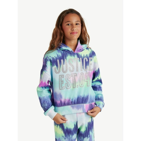 Justice Girls Edf Rib Hem Hoodie, Sizes Xs-Xlp