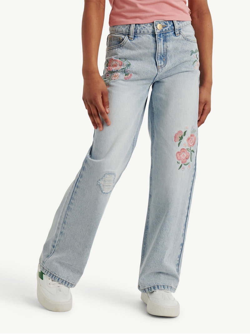 Justice | Bottoms | Justice Girls Mid Rise Blue Denim Super Skinny 5pocket Jeans Size 2 Plus Nwt